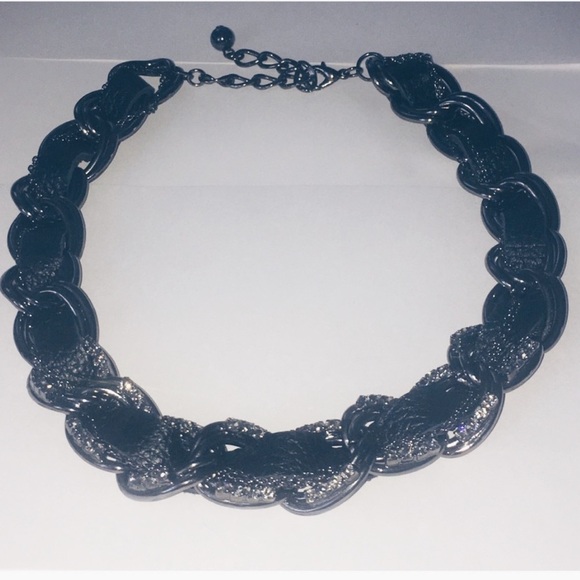 Leather & Chains choker - Picture 2 of 4